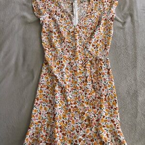 Floral V-Neck Dress